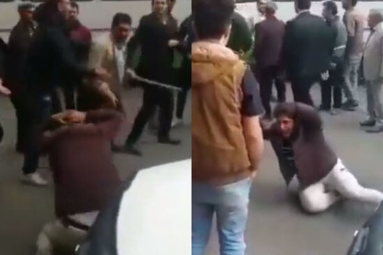 Bələdiyyə məmuru səyyar satıcını dəyənəklə döydü