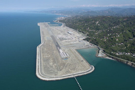 Türkiyədə dəniz üzərində ikinci hava limanının açılışı - CANLI YAYIM