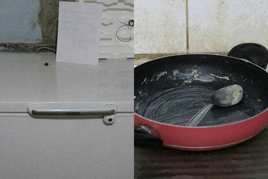 Qəribə oğurluq: Məktub yazdı, yemək bişirib yedi, duş qəbul etdi... - FOTO