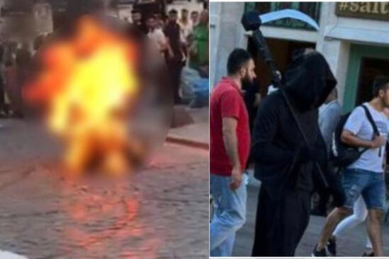 Özünü yandırdı, xilas etmək əvəzinə şelfi çəkdilər - ANBAAN VİDEO