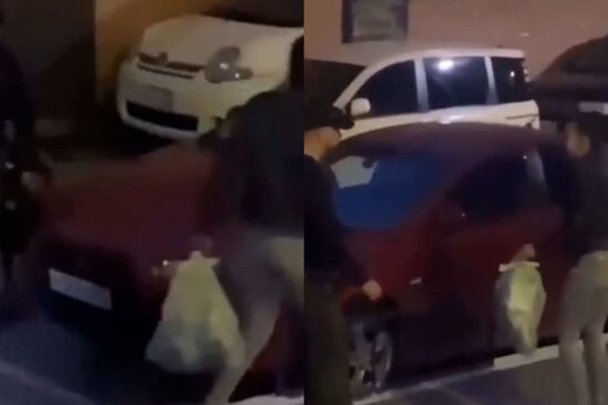 Ağızlıq tələb etdiyi üçün itini qadının üzərinə qışqırtdı - VİDEO