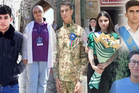 Universitetə qəbul olan şəhid övladları - FOTO