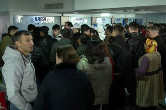 Bakı Avtovağzalında sıxlıq yaşanıb - VİDEO