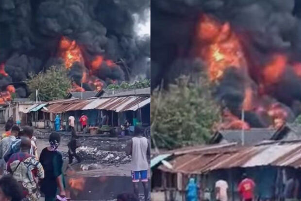 Benində neft anbarında güclü partlayış baş verib, ölənlər var