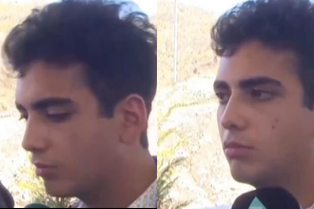 Xankəndini tərk edən erməni kamera qarşısında çətin anlar yaşadı, dili topuq vurdu - VİDEO