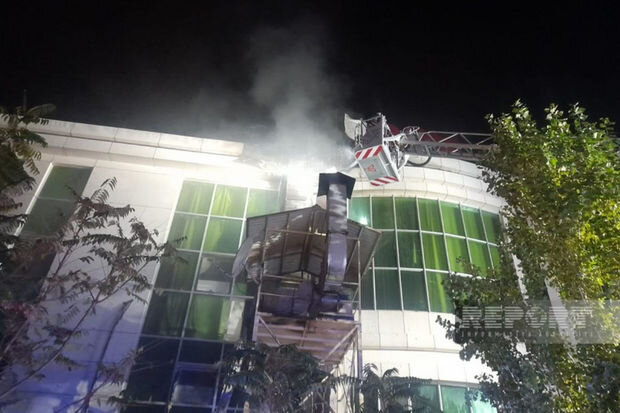 Naxçıvanda toy keçirilən restoranda yanğın olub - VİDEO