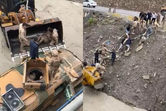 Türkiyədə içində hərbçilərin olduğu maşın körpüdən aşıb - VİDEO