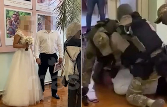 Bəy öz toyunda həbs olundu