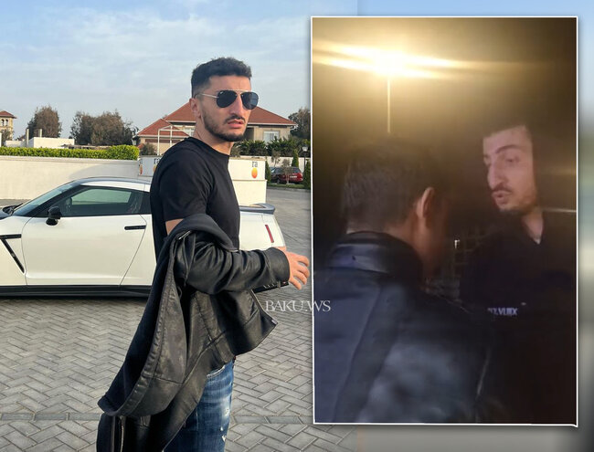 Azərbaycanlı futbolçu kimsəsiz uşağı təhqir edərək ona əl qaldırdı - VİDEO