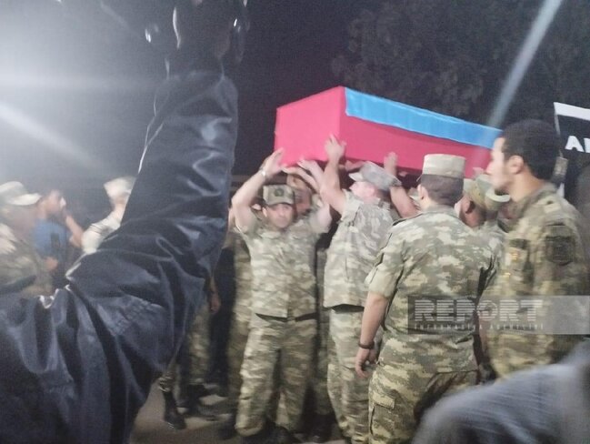 14 gün sonra nəşi tapılan şəhidimiz dəfn edildi - Fotolar