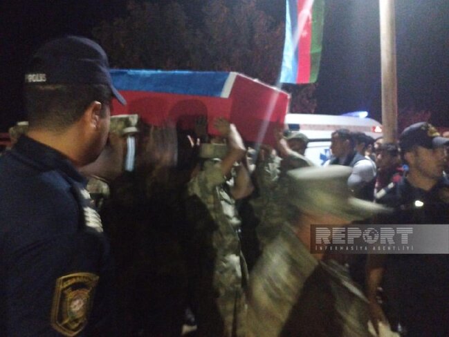 14 gün sonra nəşi tapılan şəhidimiz dəfn edildi - Fotolar