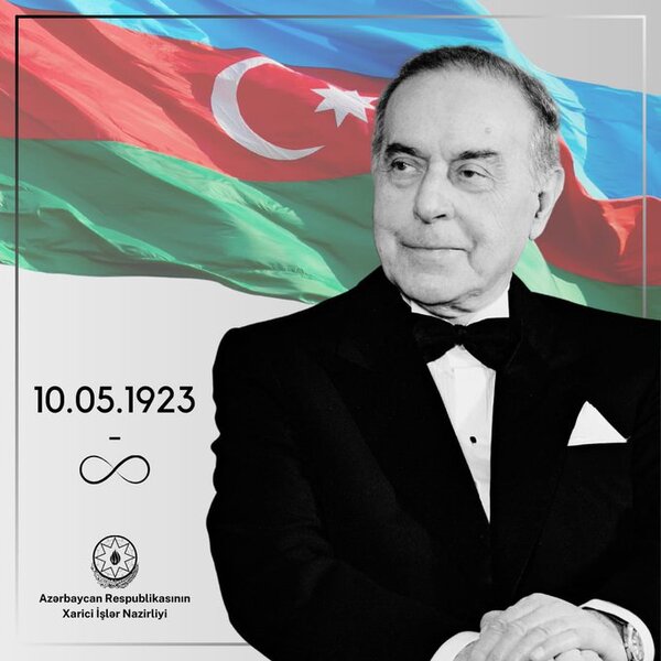 XİN Heydər Əliyevin anım günü münasibəti ilə paylaşım edib - FOTO