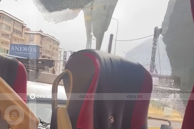 Türkiyədən Azərbaycana gələn sərnişin avtobusu qəzaya uğradı