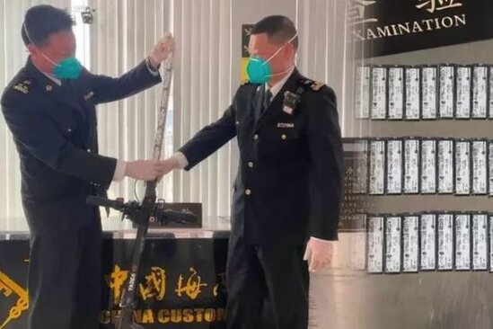 Çində skuterin içindən 84 sərt disk çıxdı – FOTO