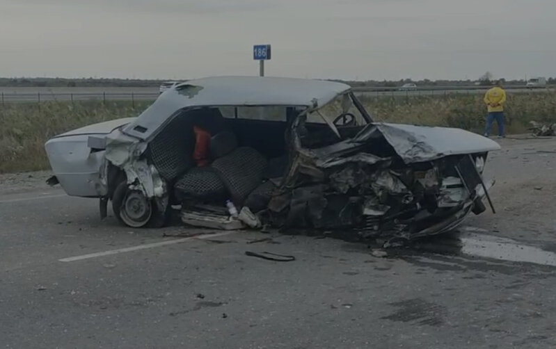 Salyanda ağır qəza, ölən var - Video