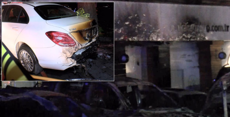 15 avtomobil eyni anda yanıb kül oldu: Tək bir şübhə var!