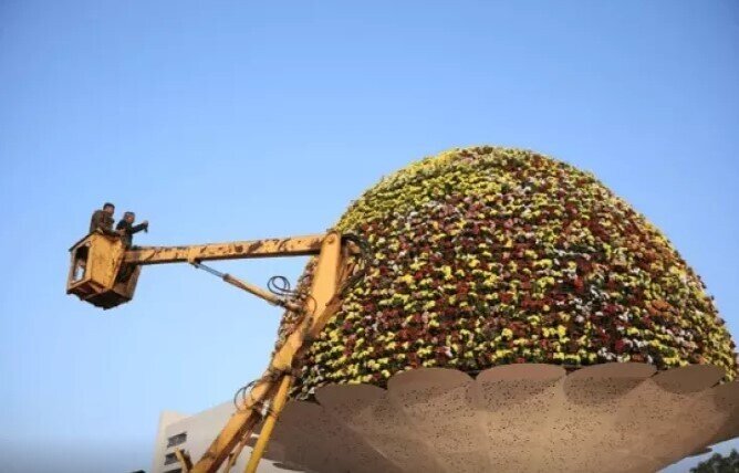 Dünyanın ən böyük gül buketi - Rekordlar kitabında