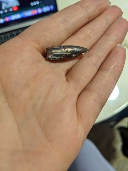 Tbilisi sakini Yeni il gecəsindən sonra evindən güllə tapdı - FOTO