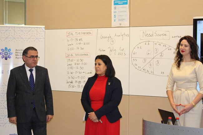 3 moduldan ibarət olan "Media Menecmenti" təlim proqramının ikinci modulu keçirilib