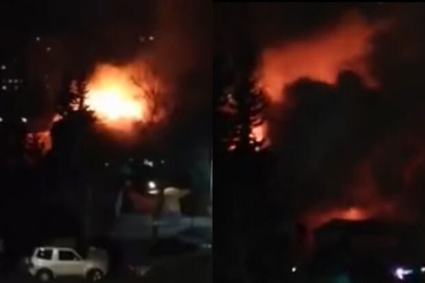 Bakıda kafedə başlayan yanğın söndürülüb - YENİLƏNİB + VİDEO