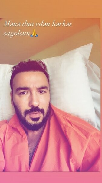 Beyninə qan sızan Pərvizin xəstəxanadan FOTOSU