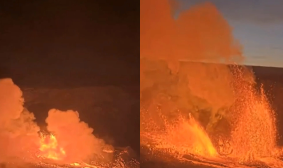 Havay adalarında ən aktiv vulkan püskürməyə başlayıb