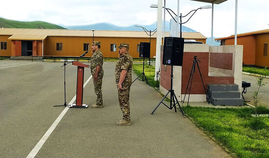 Azərbaycanda ehtiyatda olan bir qrup hərbçi təlim toplanışına çağırılıb - FOTO
