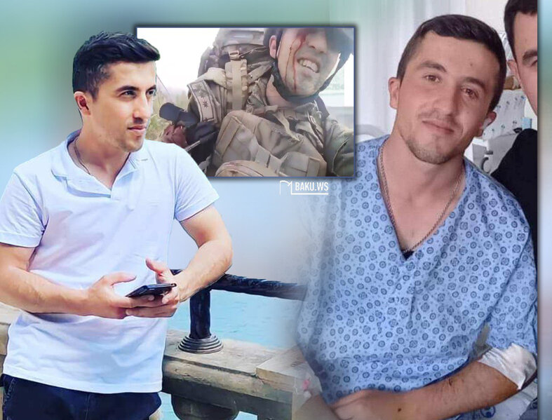"Gözündən qan axa-axa gülən əsgər" kimdir? - Yaralanan hərbçimizin həyat hekayəsi - FOTO