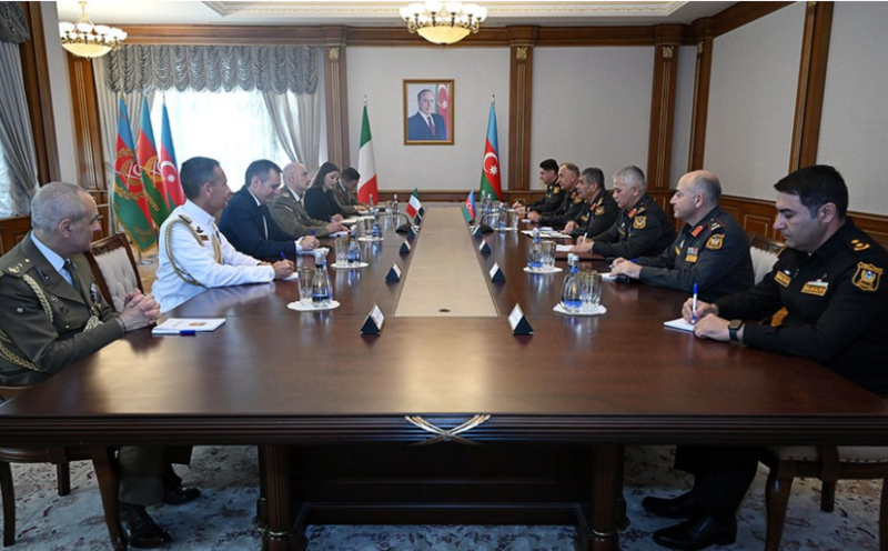 Zakir Həsənov İtaliyanın Baş Qərargah rəisi ilə regional təhlükəsizliyi müzakirə edib