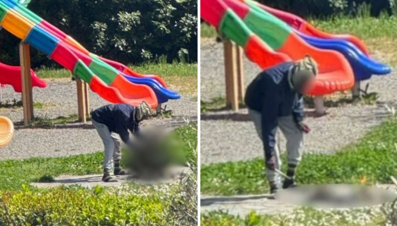 İtaliyada parkda pişik bişirməyə çalışan şəxs saxlanılıb