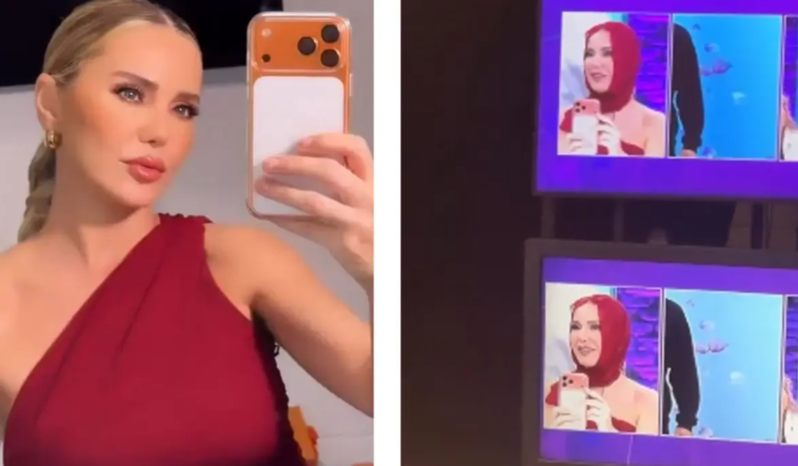 Məşhur aparıcı efirdə hicab taxdığı görüntüləri paylaşıb