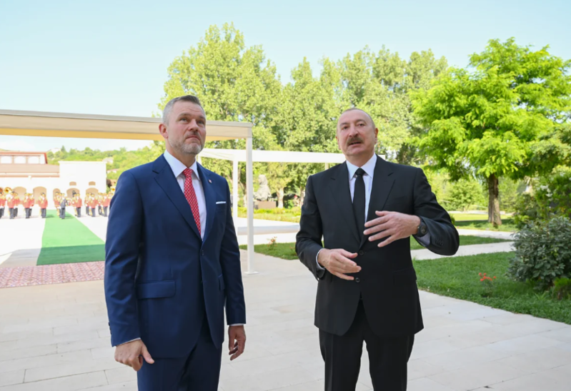 İlham Əliyev Şuşada Peter Pelleqrinini qarşıladı - FOTO
