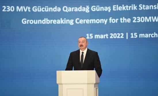 Azərbaycanın energetika sahəsində əlamətdar hadisə