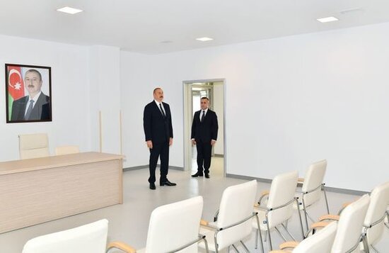İlham Əliyev Bakıda sanatoriyanın açılışında iştirak etdi - FOTO