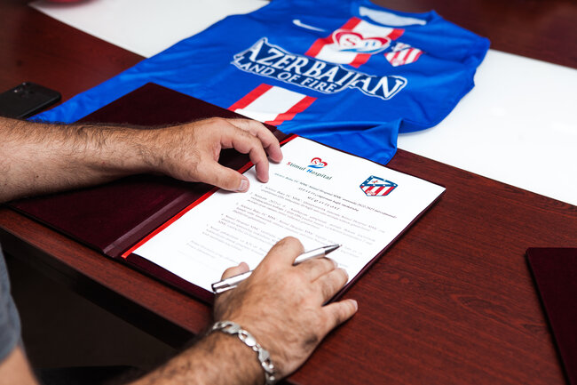 Stimul Hospital və Atletico Baku fc arasında memorandum imzalanıb