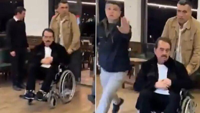 İbrahim Tatlısesin mühafizəçisindən sərt müdaxilə: "O görüntünü sil!" - VİDEO