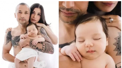 Azərbaycanlı qızla evlənən İlhan Mansız ilk dəfə övladını göstərdi - FOTO