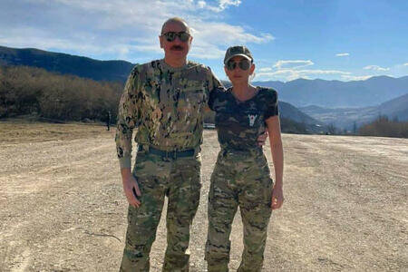 İlham Əliyev və Mehriban Əliyeva Zəfər yolunun açılışında