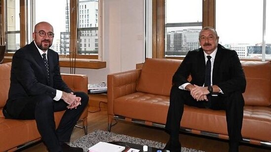 Şarl Mişel İlham Əliyevlə DANIŞDI