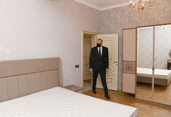 Bakıda Prezidentin iştirakı ilə şəhid ailələri və hərbçilər üçün mənzillər istifadəyə verildi - YENİLƏNİB+FOTO