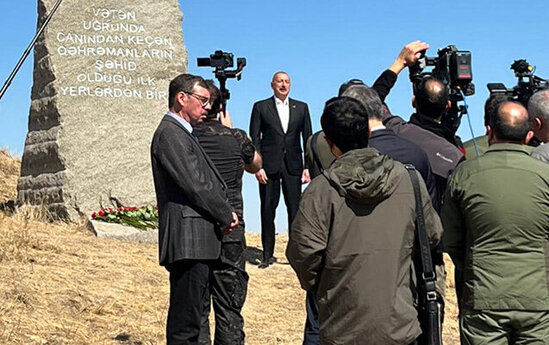 "İlk şəhidləri biz məhz burada, bu yerdə vermişik"