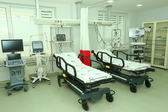 Kliniki Tibbi Mərkəzdə ən müasir tibbi standartlara cavab verən Təcili tibbi yardım şöbəsinin açılışı olub-FOTO