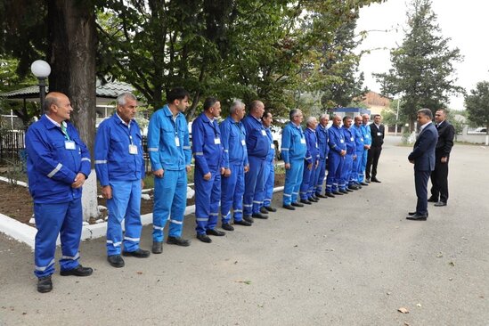 "Azəriqaz" rəhbərliyi Lənkəranda olub - FOTO