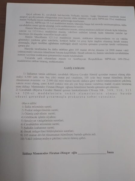 Vətən müharibəsi veteranını və fiziki qüsurlu şəxsi aldatdığı deyilən tikinti şirkətinin rəhbərindən AÇIQLAMA