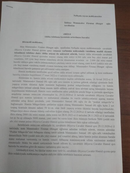 Vətən müharibəsi veteranını və fiziki qüsurlu şəxsi aldatdığı deyilən tikinti şirkətinin rəhbərindən AÇIQLAMA