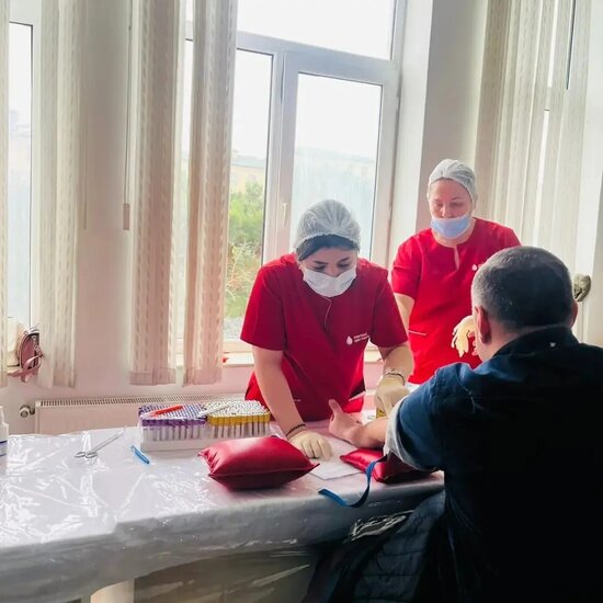 "Qan ver, can ver" adlı qanvermə aksiyası keçirilib - FOTO