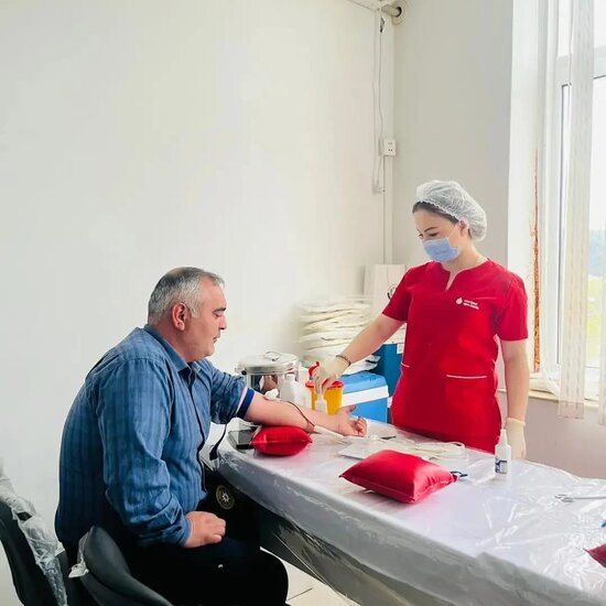 "Qan ver, can ver" adlı qanvermə aksiyası keçirilib - FOTO