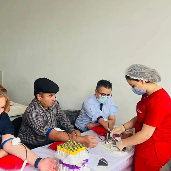 "Qan ver, can ver" adlı qanvermə aksiyası keçirilib - FOTO