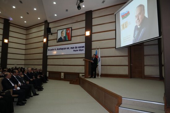 YAP Lənkəran rayon təşkilatında Heydər Əliyevin anadan olmasının 100 illiyinə həsr olunan tədbir keçirilib