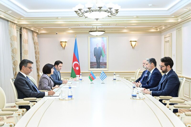 Milli Məclisin sədri beş ölkənin səfiri ilə görüşüb